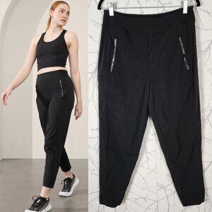 Athleta Black Pull On Water Resistant Trekkie North Joggers